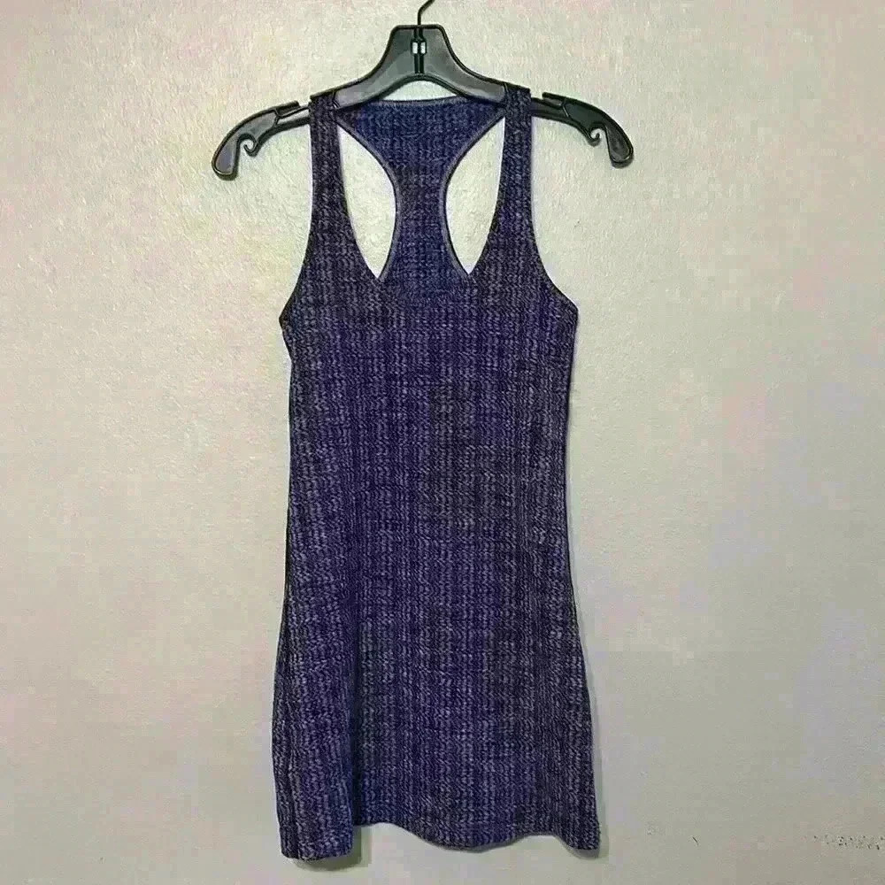 Lululemon Racer Back Tank Top Purple Workout Shirt Stretchy Comfy